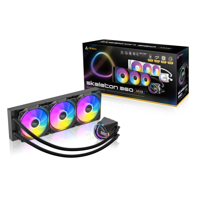 Load image into Gallery viewer, Antec skeleton 360 argb waterkoeling (zwart)