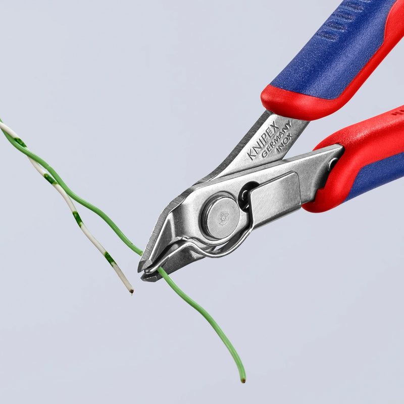 Load image into Gallery viewer, Knipex electronic super knips 78 13 125 elektronica-tang (rood blauw)