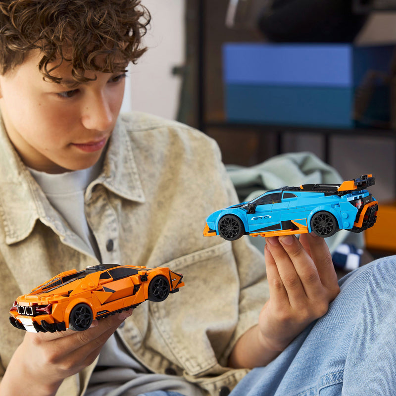 Load image into Gallery viewer, Lego speed champions 77238 lamborghini revuelto en huracan sto