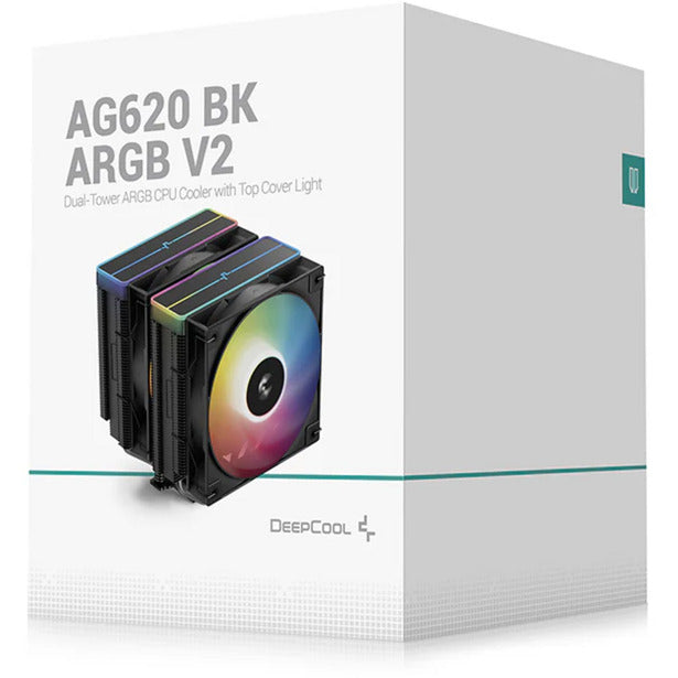 Afbeelding laden in galerijviewer, Deepcool ag620 bk argb v2 cpu-koeler (zwart)