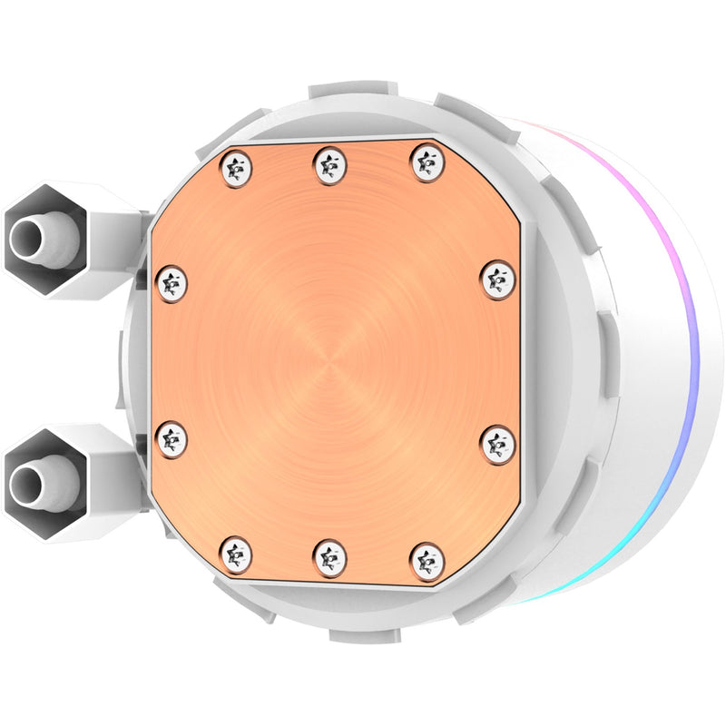 Load image into Gallery viewer, Sharkoon s80 rgb white waterkoeling (wit, 4-pins pwm fan-connector)