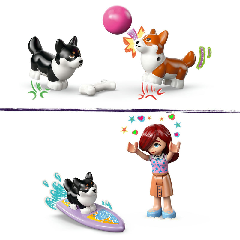 Load image into Gallery viewer, Lego friends - surf- en scooterplezier met de honden constructiespeelgoed (42641)