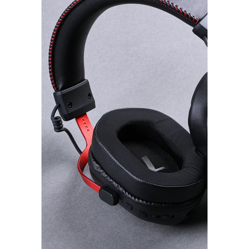 Afbeelding laden in galerijviewer, Mchose s9 pro wireless over-ear gaming headset (zwart rood, pc laptop playstation switch smartphone, 2.4g bluetooth wired type-c )