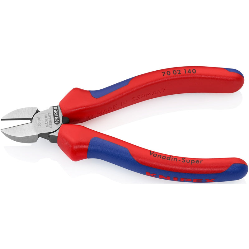 Load image into Gallery viewer, Knipex zijsnijtang 70 02 140 kniptang (rood blauw)