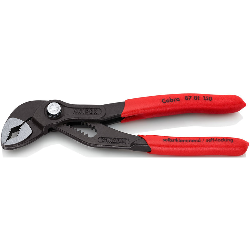 Load image into Gallery viewer, Knipex cobra waterpomptang 8701150 zweedse- waterpomp-tang (zwart rood, 150 mm)