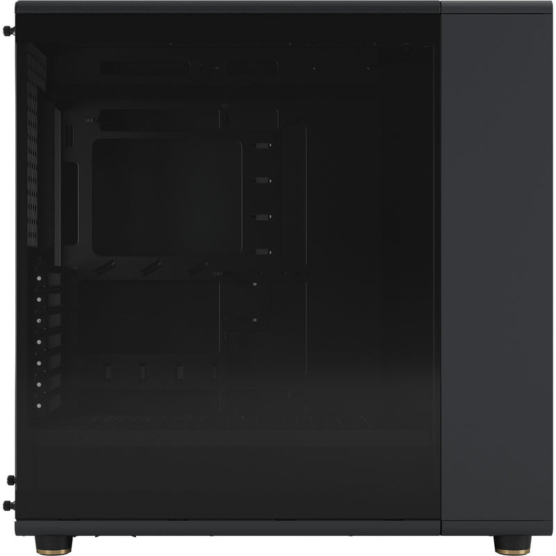 Afbeelding laden in galerijviewer, Fractal design north xl rc charcoal black tg dark midi tower behuizing (zwart houtkleur | 2x usb-a | 1x usb-c | tempered glass)