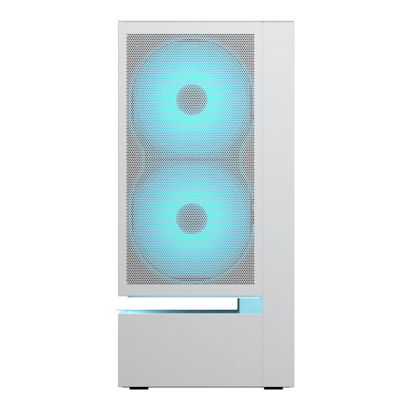 Afbeelding laden in galerijviewer, Cougar cfv235 mesh midi tower behuizing (wit | 2x usb-a | 1x usb-c | rgb | tempered glass)