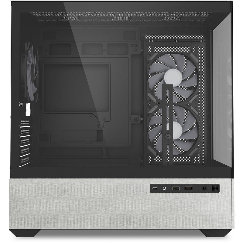 Load image into Gallery viewer, Sharkoon mk7 argb mini tower behuizing (zwart | 2x usb-a | 1x usb-c | rgb | tempered glass)