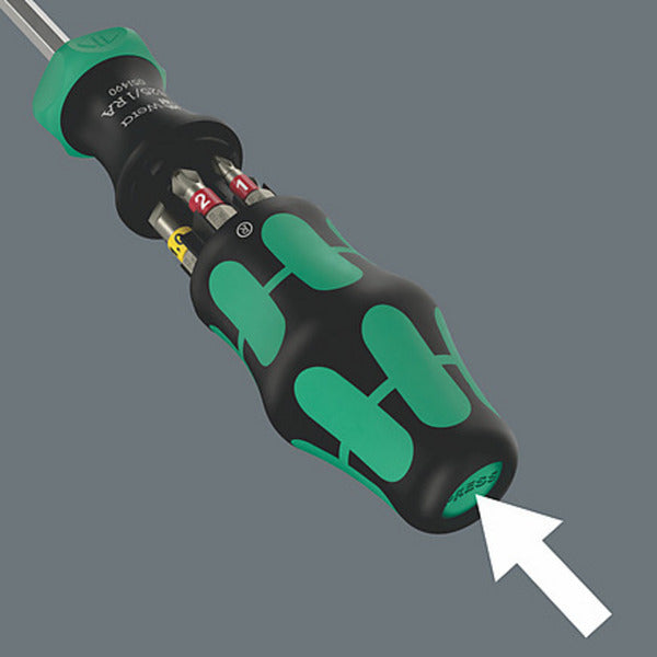 Afbeelding laden in galerijviewer, Wera kraftform kompakt 27 ra 1, 6‑delig bitset (zwart groen)