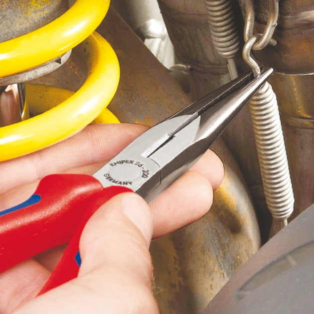 Load image into Gallery viewer, Knipex radiotang 2612200 grijptang (rood blauw)