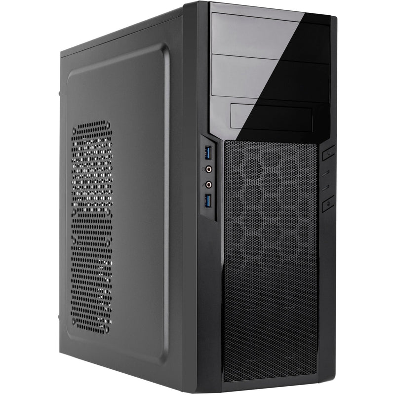 Load image into Gallery viewer, Silverstone sst-ps13b midi tower behuizing (zwart | 2x usb-a)