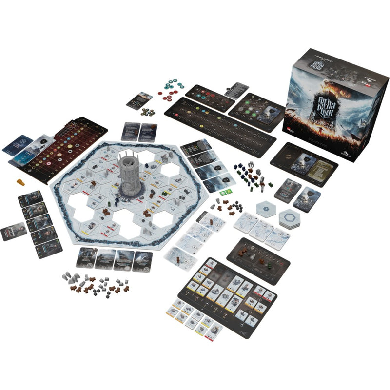 Afbeelding laden in galerijviewer, European player network frostpunk bordspel (engels, 1 - 4 spelers, 120 - 150 minuten, vanaf 16 jaar)
