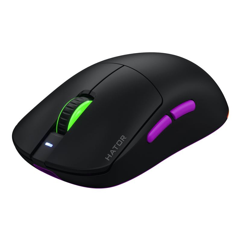 Load image into Gallery viewer, Hator quasar 3 ultra 8k wireless gaming muis (zwart, 400 - 30.000 dpi, rgb, 2.4ghz bluetooth 5.1 usb)