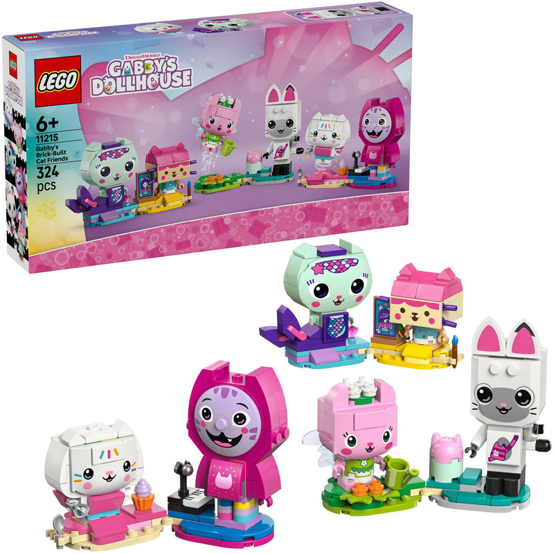 Load image into Gallery viewer, Lego gabby's poppenhuis - gabby’s bouwbare kattenvriendjes constructiespeelgoed (11215)