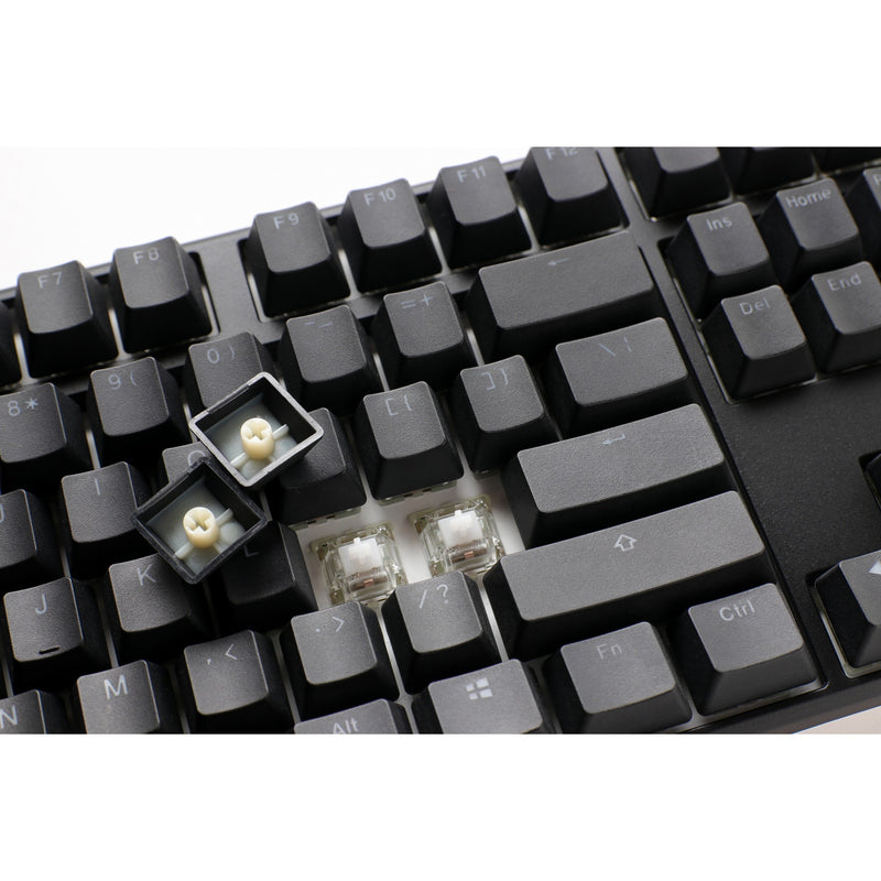 Load image into Gallery viewer, Ducky one 3 classic, toetsenbord (zwart wit, us lay-out, cherry mx red, rgb led, double-shot pbt, hot-swappable, quack mechanics)