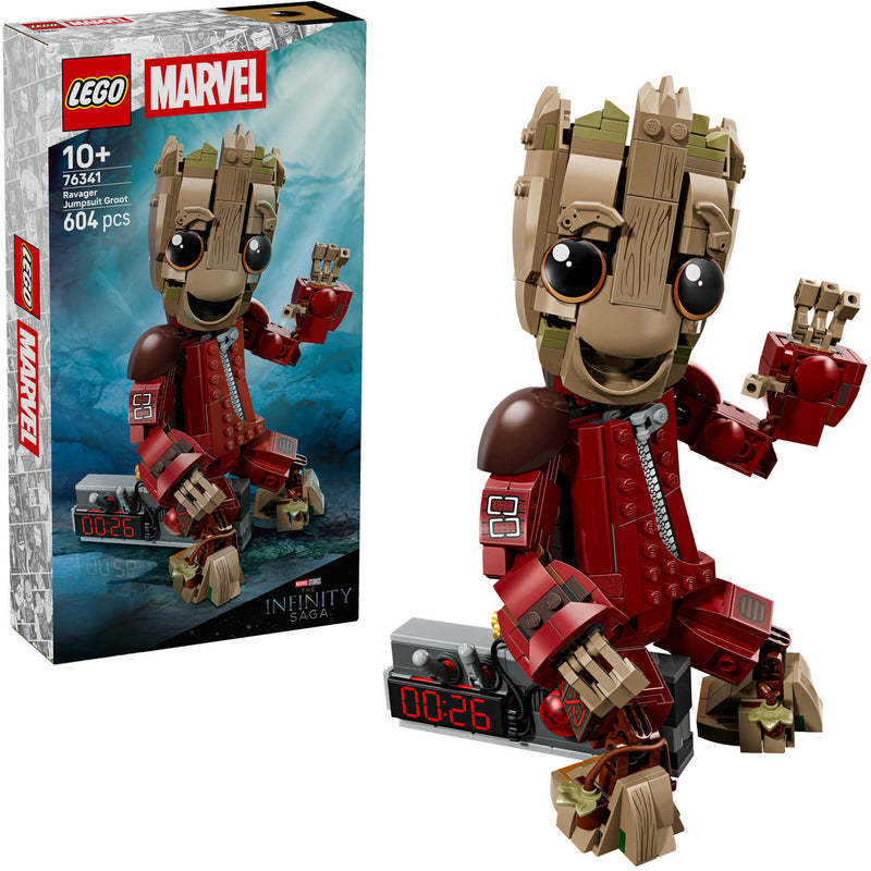 Load image into Gallery viewer, Lego marvel super heroes - groot in ravager jumpsuit constructiespeelgoed (76341)