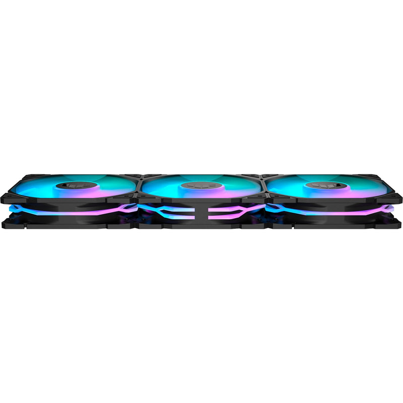 Load image into Gallery viewer, Asus tuf gaming tr120 argb case fans (zwart, 3 stuks, 120 x 120 x 25 mm)