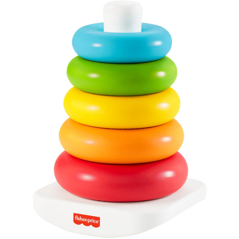 Load image into Gallery viewer, Mattel kleurenringpiramide (eco-friendly) motorisch speelgoed