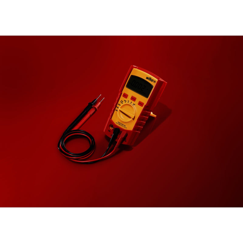 Load image into Gallery viewer, Wiha digitale multimeter tot 600 v ac, cat iv meetapparaat (rood geel)