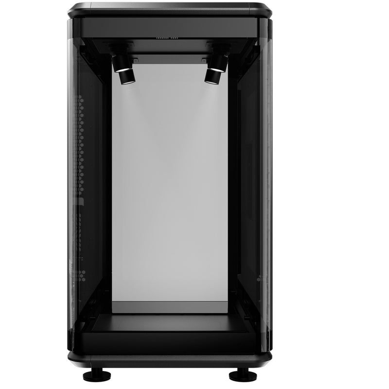 Load image into Gallery viewer, Cooler master masterframe 360 panorama showcase behuizing (zwart | 2x usb-a | 1x usb-c | rgb | tempered glass)