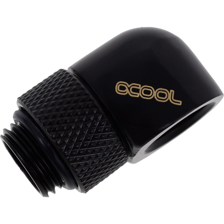 Load image into Gallery viewer, Alphacool eiszapfen l-connector rotatable g1 4 ag to g1 4 ig aansluiting (zwart)