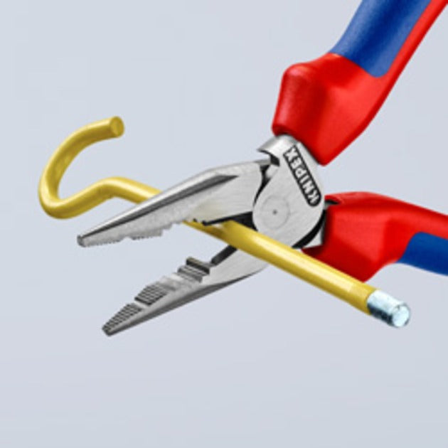 Load image into Gallery viewer, Knipex spitsbek combinatietang 0825145 (rood blauw)