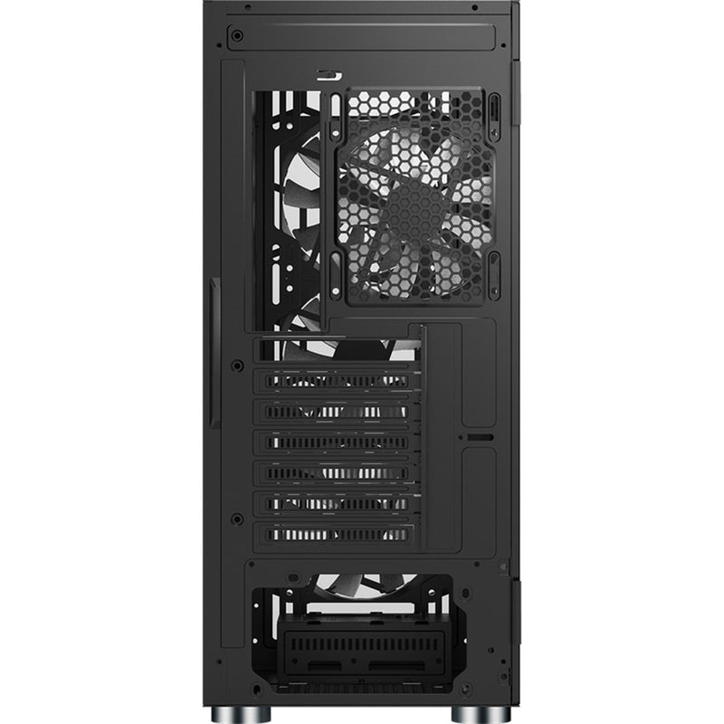 Load image into Gallery viewer, Montech x3 glass midi tower behuizing (zwart | 3x usb-a | rgb | tempered glass)