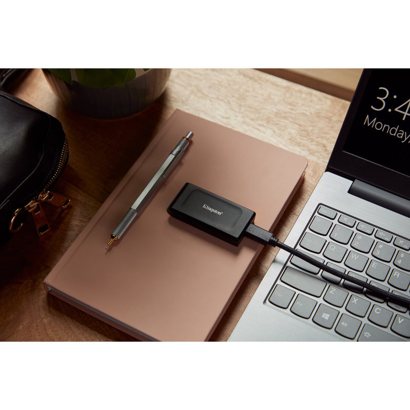 Load image into Gallery viewer, Kingston xs1000 portable 2 tb externe ssd (zwart, sxs1000 2000g, usb-a 3.2 (10 gbit s))