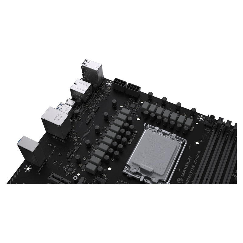 Afbeelding laden in galerijviewer, Maxsun ms-terminator z790-a socket 1700 moederbord (zwart, raid, 2.5 gb-lan, sound, atx)