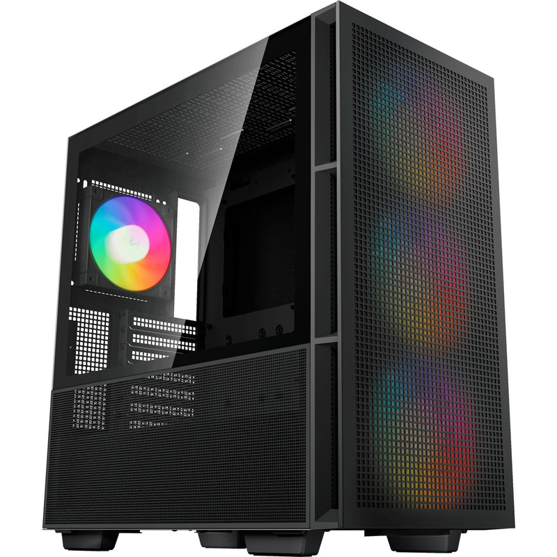 Load image into Gallery viewer, Deepcool ch560 midi tower behuizing (zwart | 1x usb-a | 1x usb-c | rgb | window)