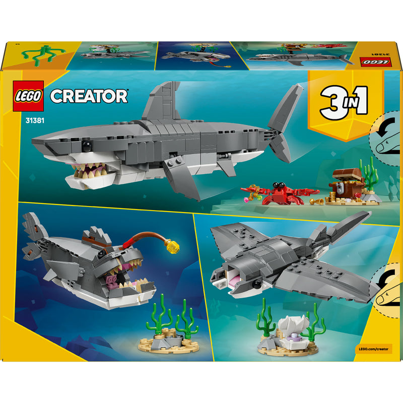 Load image into Gallery viewer, Lego woeste haai met schatkist constructiespeelgoed (31381)