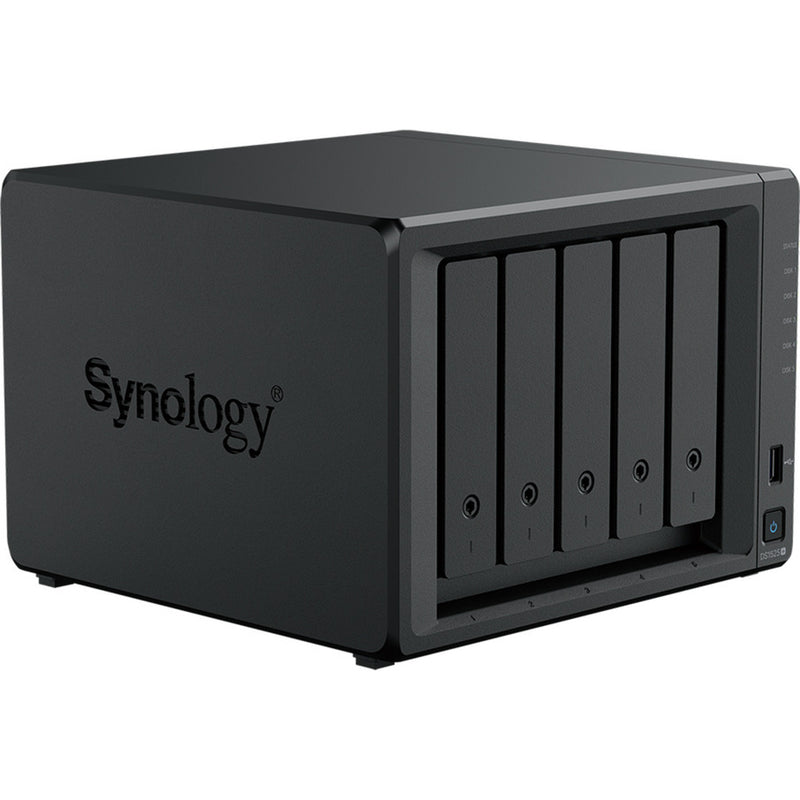 Load image into Gallery viewer, Synology diskstation ds1525+ nas (zwart, 2x lan, usb)