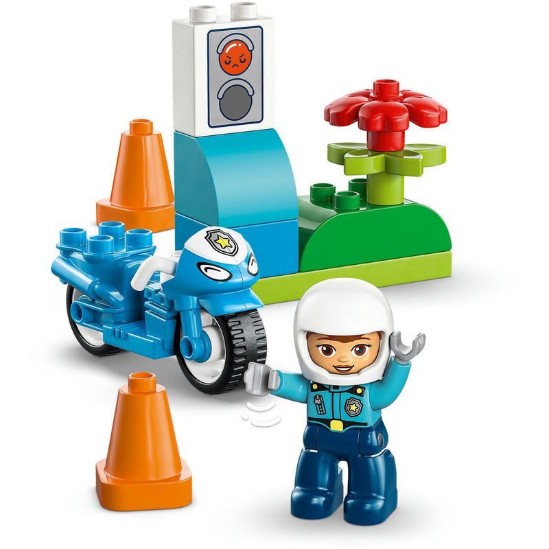 Load image into Gallery viewer, Lego duplo 10471 blauwe politiemotor