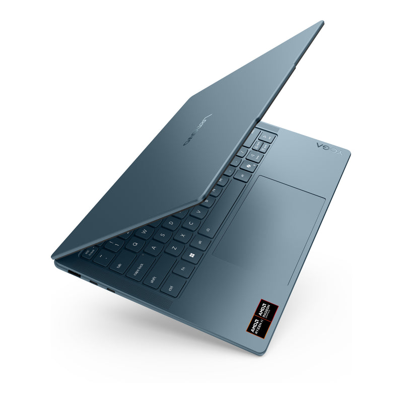 Afbeelding laden in galerijviewer, Lenovo yoga slim 7 14akp10 (83jy0083mh) 14 copilot+ laptop (blauwgroen | ryzen ai 7 350 | radeon 860m | 16 gb | 512 gb ssd)