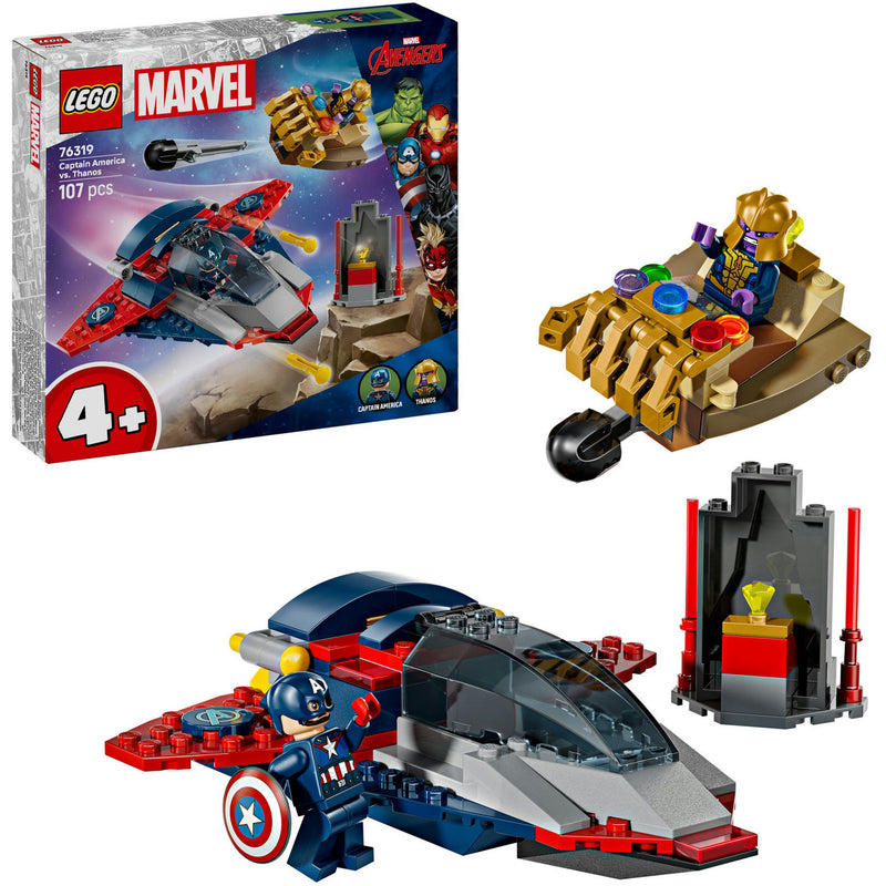 Load image into Gallery viewer, Lego super heroes marvel 76319 captain america vs. thanos