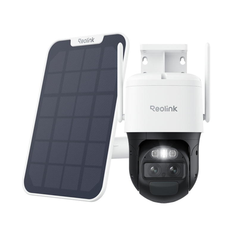 Afbeelding laden in galerijviewer, Reolink trackmix g770 + solar panel 2 beveiligingscamera (wit zwart, 4k 8mp uhd, 4g lte, incl. zonnepaneel)
