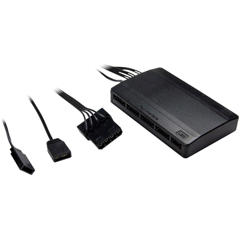 Load image into Gallery viewer, Inter-tech argus rgb fan set rs-14 case fans (zwart, 3 stuks, 140 x 140 x 25 mm, pwm)