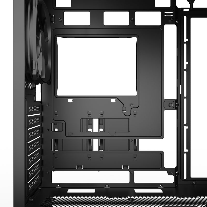 Load image into Gallery viewer, Sharkoon ak3 midi tower behuizing (zwart | 2x usb-a | 1x usb-c)