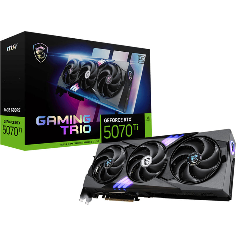 Load image into Gallery viewer, Msi geforce rtx 5070 ti 16g gaming trio oc grafische kaart (3x displayport, 1x hdmi)