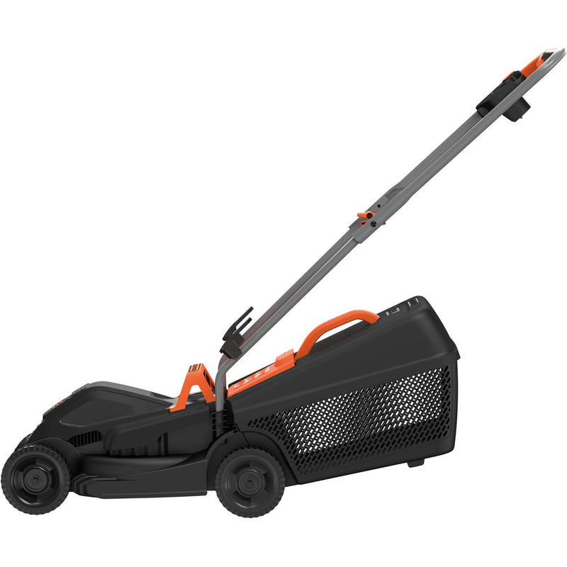 Afbeelding laden in galerijviewer, Black+decker 1000w 32cm grasmaaier + 250w grastrimmer (zwart oranje, gazons tot 250m²)