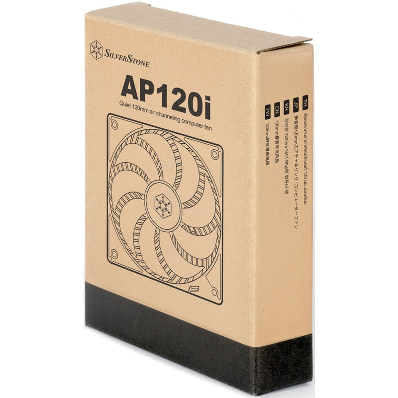 Load image into Gallery viewer, Silverstone air penetrator 120i case fan (zwart, 120 x 120 x 25 mm)