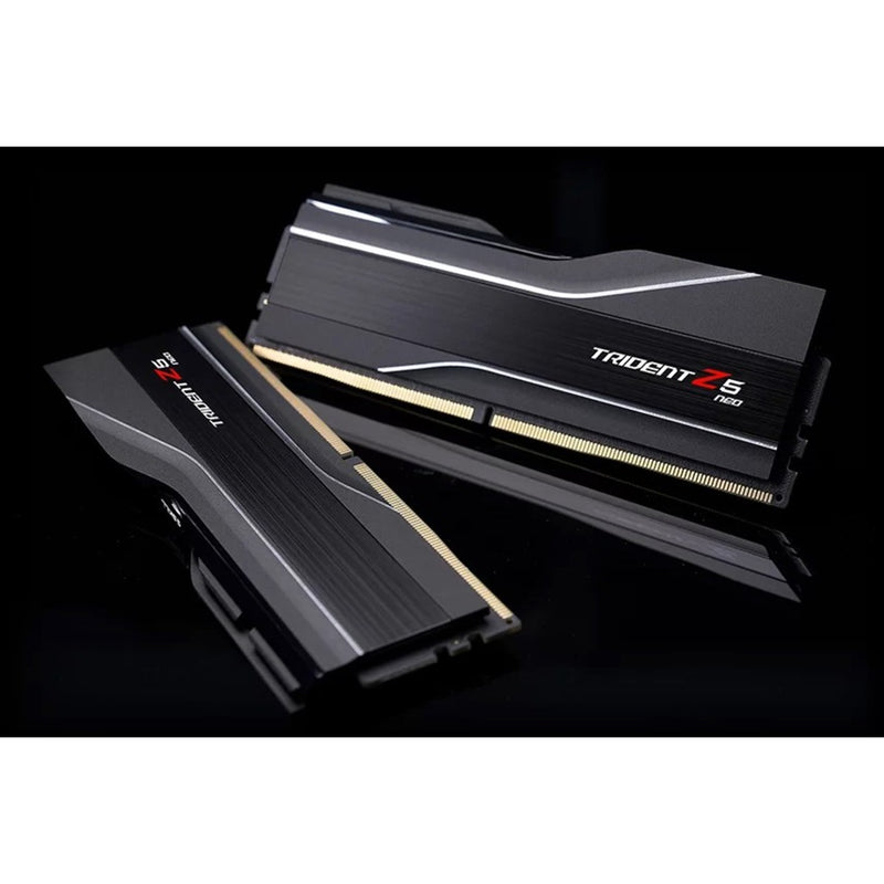 Load image into Gallery viewer, G.skill 64 gb ddr5-6000 (2x 32 gb) kit werkgeheugen (zwart, f5-6000j3238g32gx2-tz5n, trident z5 neo, expo)