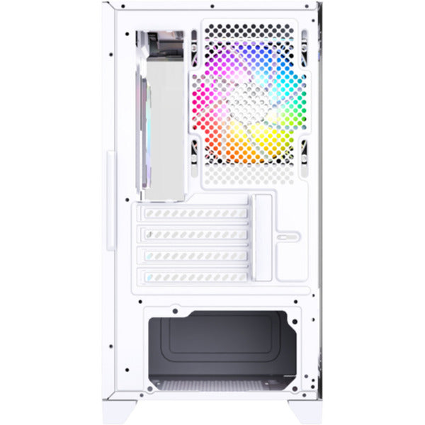 Afbeelding laden in galerijviewer, Xyz pc gear titanium view lite midi tower behuizing (wit | 2x usb-a | tempered glass)