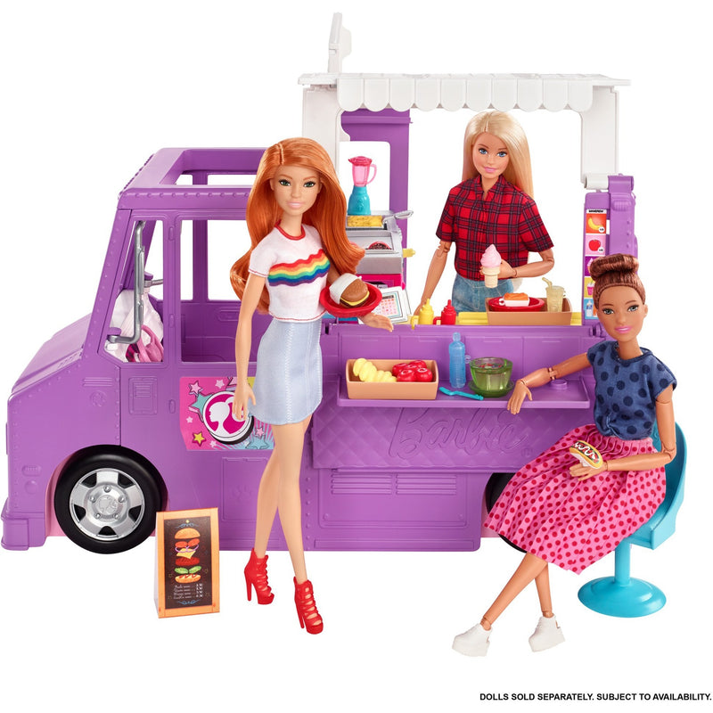 Load image into Gallery viewer, Barbie fresh 'n' fun food truck poppen accessoires