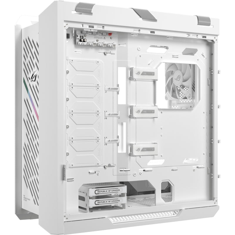 Load image into Gallery viewer, Asus rog strix helios ii gx601s midi tower behuizing (wit | 4x usb-a | 2x usb-c | rgb | tempered glass)