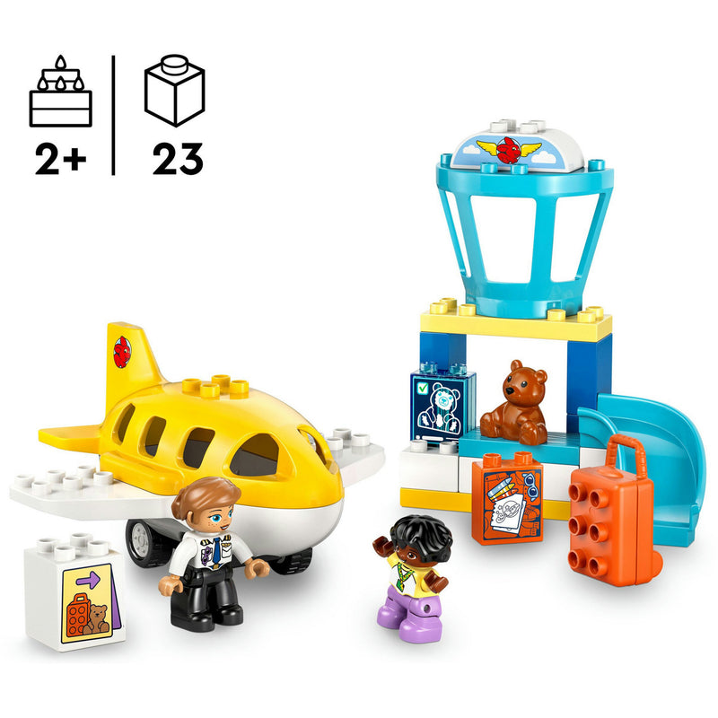Load image into Gallery viewer, Lego duplo 10443 voor het eerst op het vliegveld