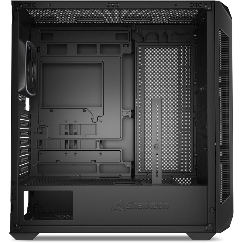Load image into Gallery viewer, Sharkoon ak5g rgb midi tower behuizing (zwart | 2x usb-a | 1x usb-c | rgb | tempered glass)