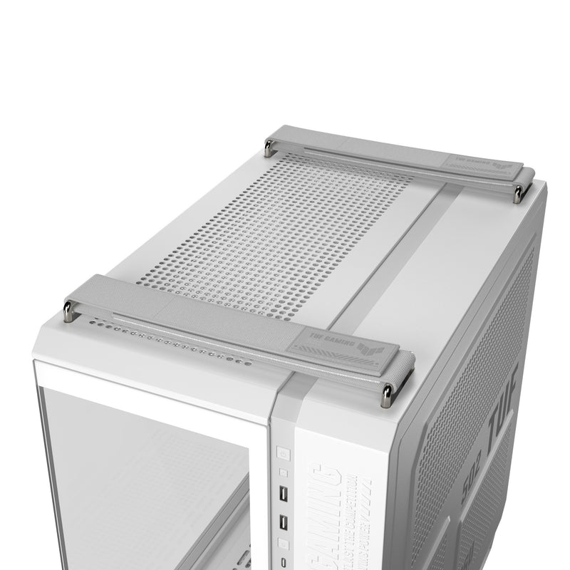 Afbeelding laden in galerijviewer, Asus tuf gaming gt502 horizon argb midi tower behuizing (wit | 3x usb-a | 1x usb-c | tempered glass)