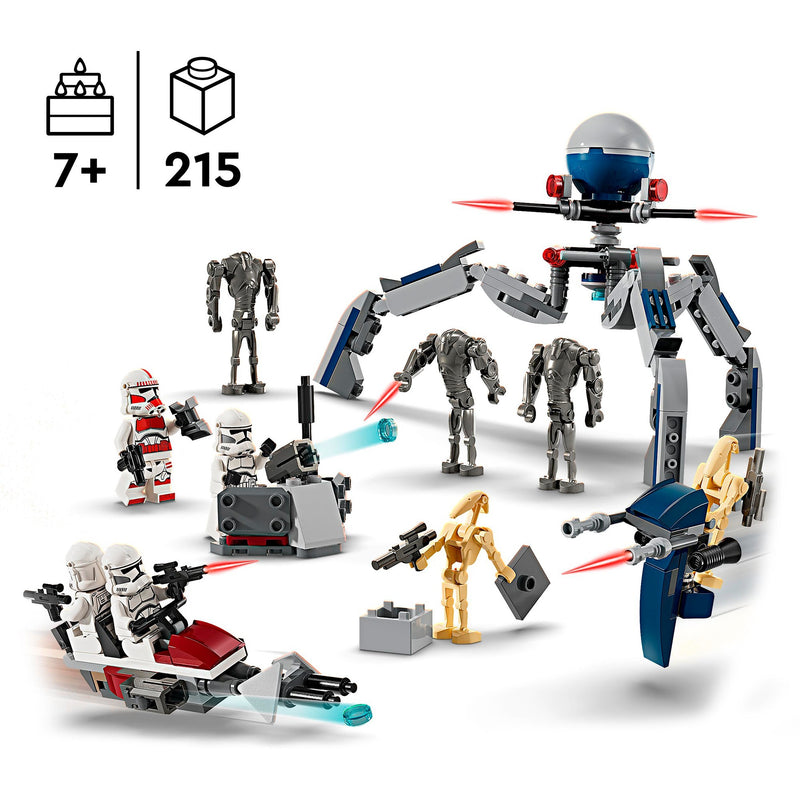 Load image into Gallery viewer, Lego star wars 75372 clone trooper en battle droid battle pack