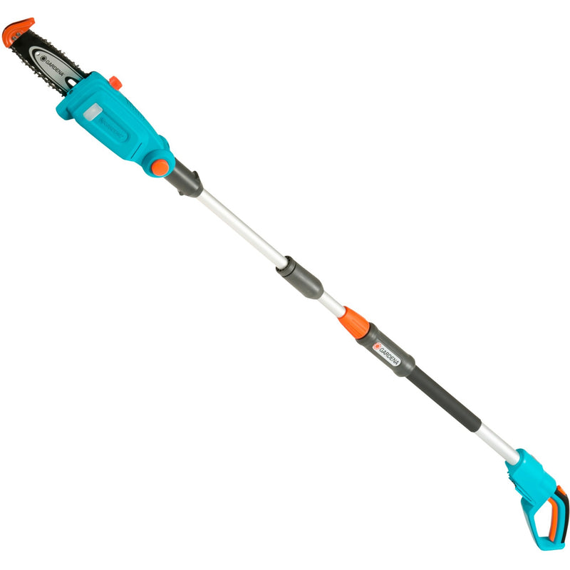 Load image into Gallery viewer, Gardena accu telescopische snoeizaag tcs 20 18 p4a solo stoksnoeizaag (turquoise grijs, 14770-55, accu niet inbegrepen)